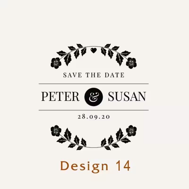Personalised Wedding Ink Stamp