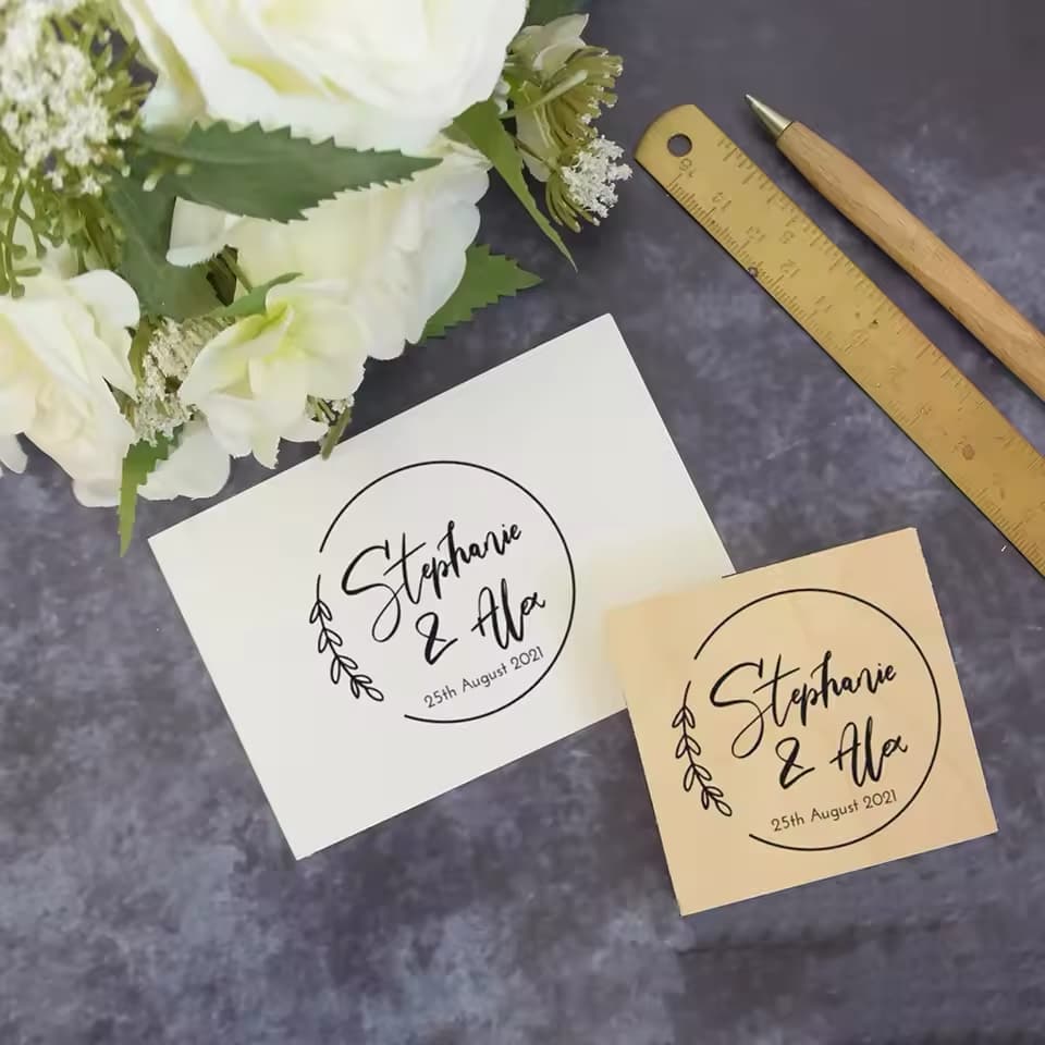 Personalised Wedding Ink Stamp