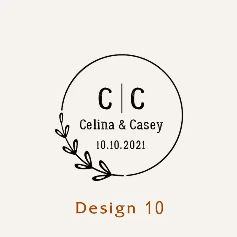 Personalised Wedding Ink Stamp