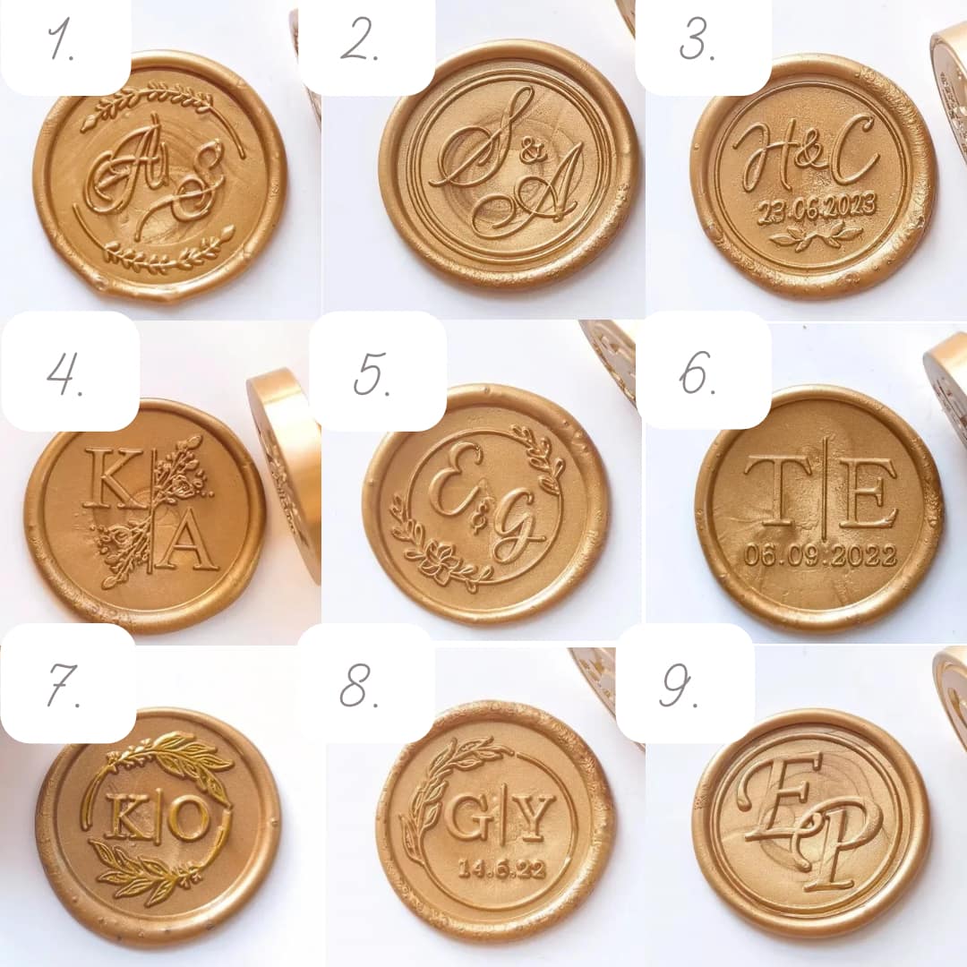 Personalised Wedding Wax Seal Stamp