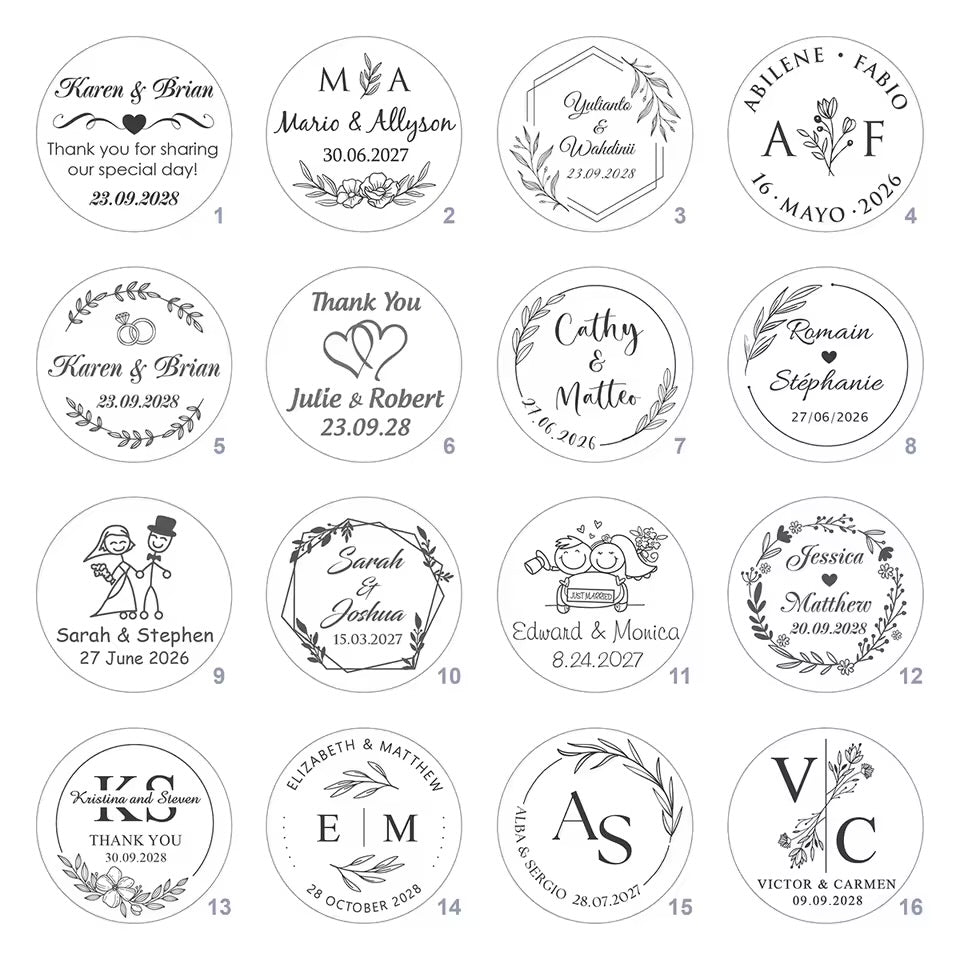 BULK LOT 5/10/20/30pcs Personalised Wedding Favour Bottle Opener Fridge Magnet