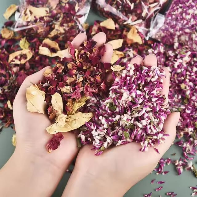 10 Packets Natural Dried Flower Confetti