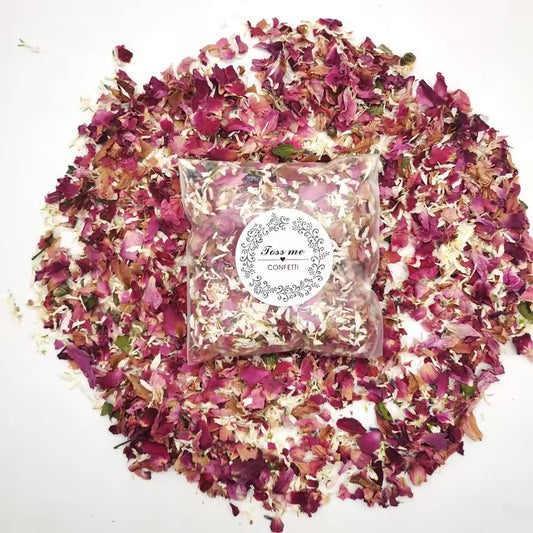 10 Packets Natural Dried Flower Confetti