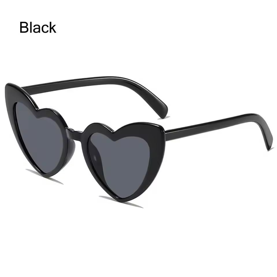 Coloured Heart-Shaped Sunglasses