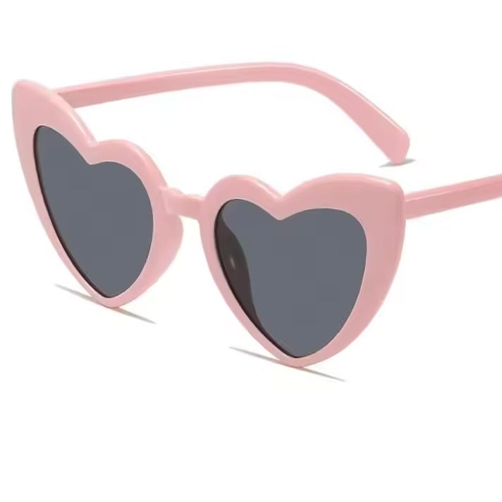 Coloured Heart-Shaped Sunglasses