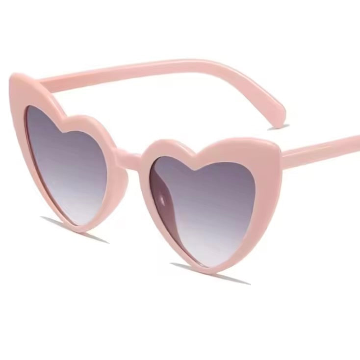 Coloured Heart-Shaped Sunglasses