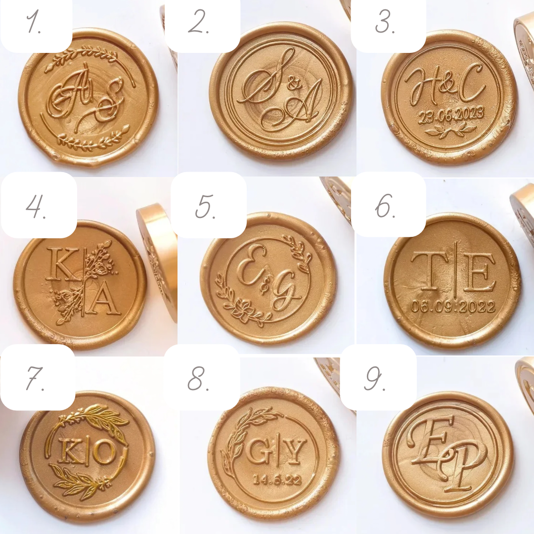 Personalised Wedding Wax Seal Stamp