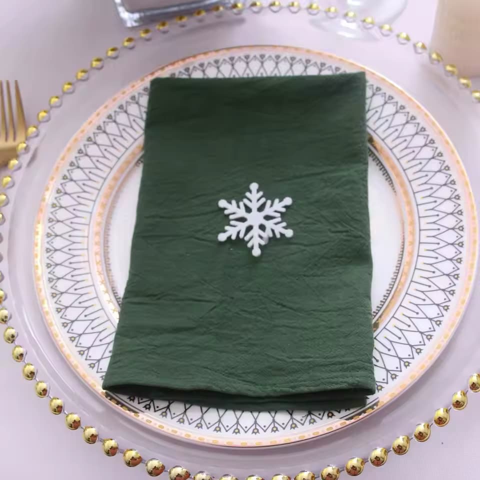 10 Pack Cotton LINEN Table Cloth Wedding Napkins