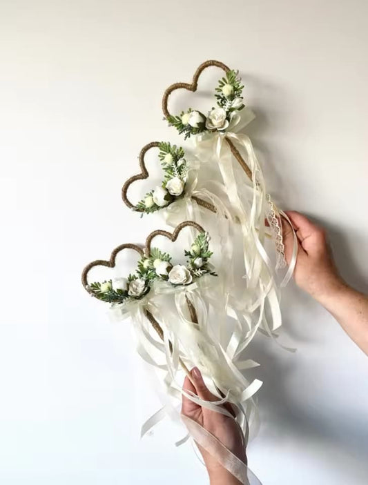 Flower Girl Heart Wand