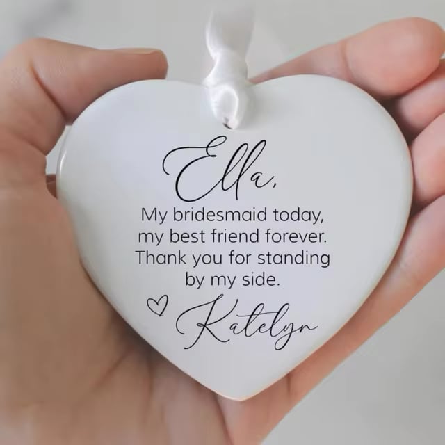 Personalised Maid of Honour Bridesmaid Gift