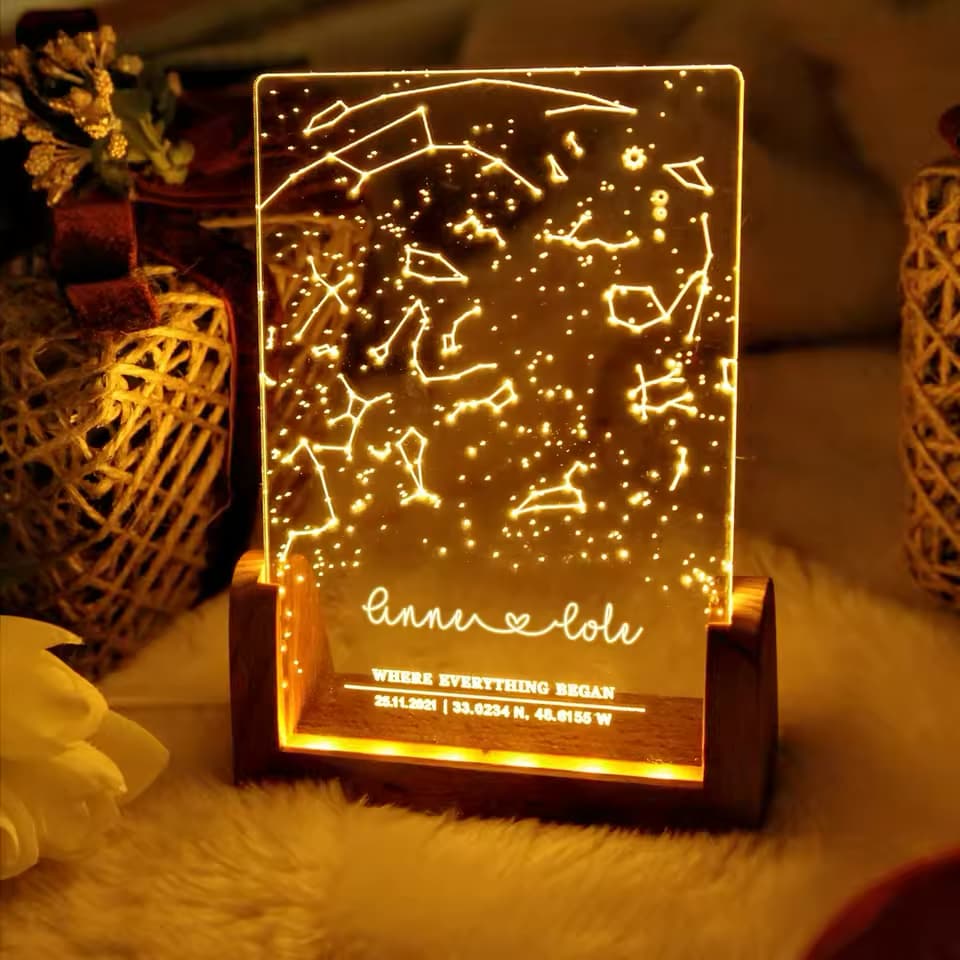 Personalised Star Constellation Lamp