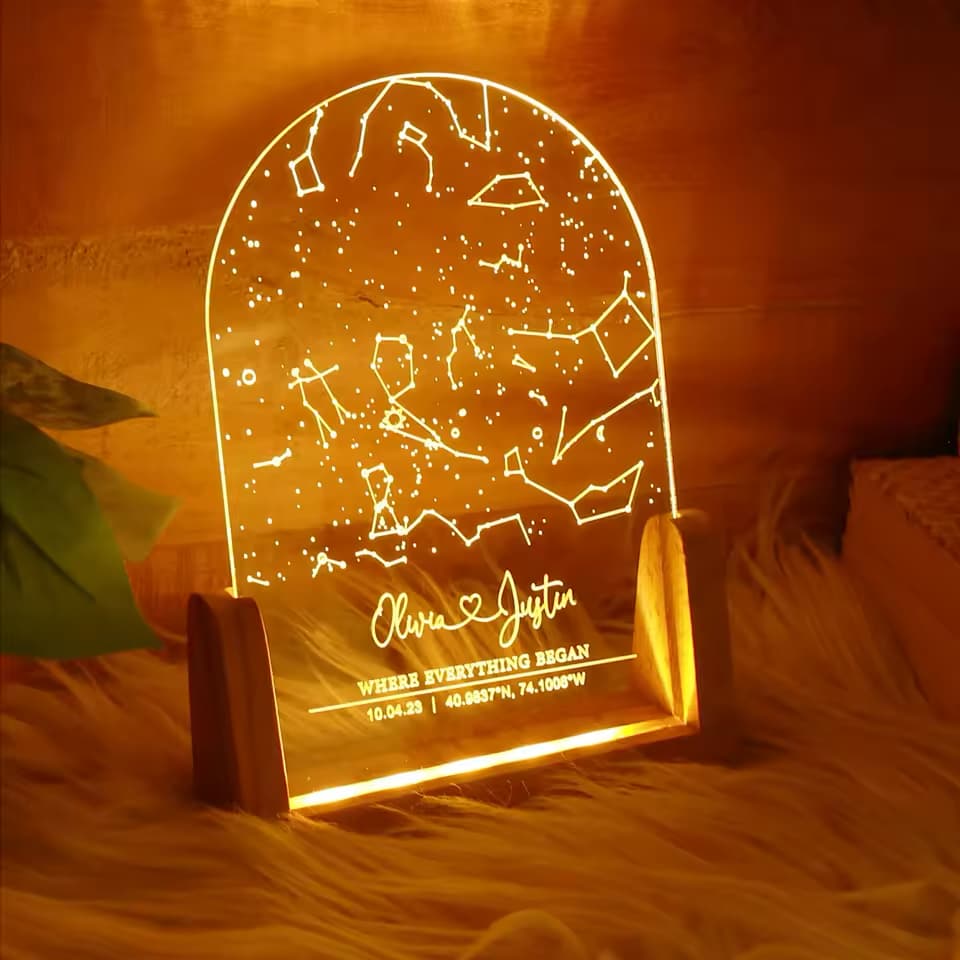 Personalised Star Constellation Lamp