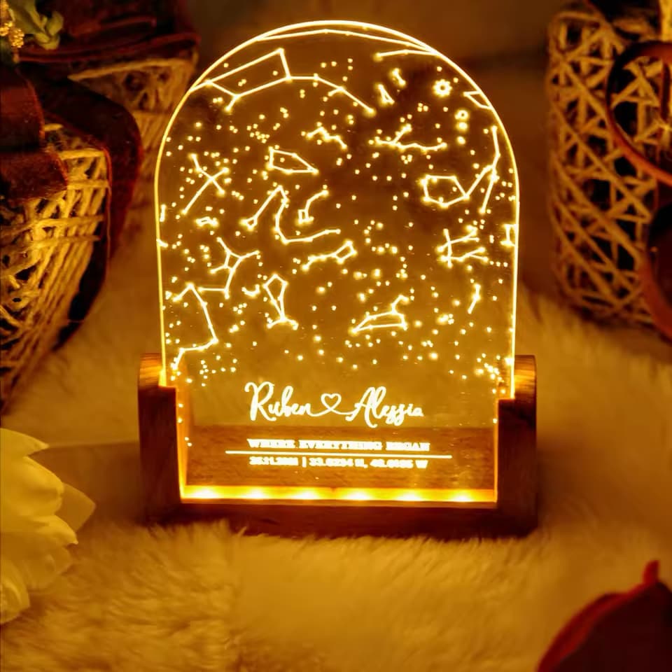 Personalised Star Constellation Lamp