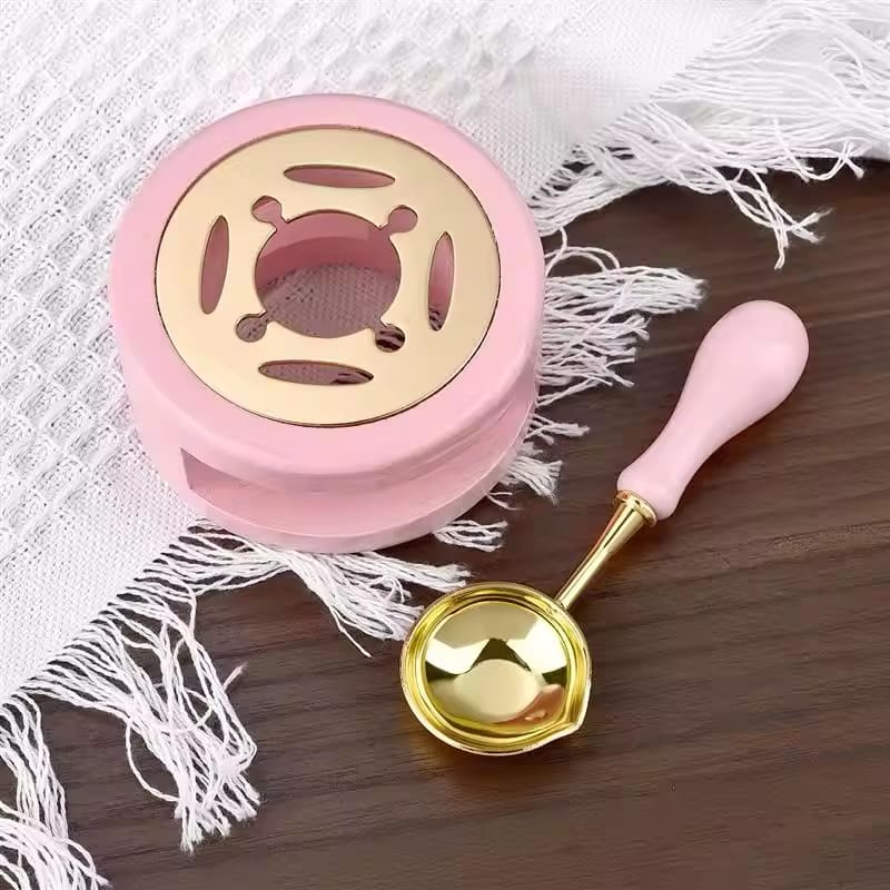 2-Piece Wax Bead Melter And Spoon Set