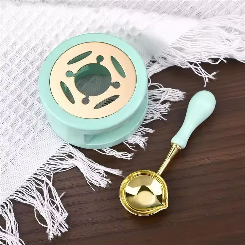 2-Piece Wax Bead Melter And Spoon Set