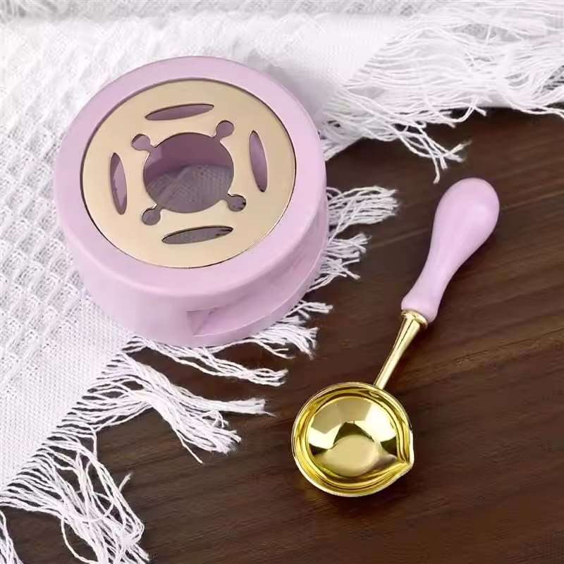 2-Piece Wax Bead Melter And Spoon Set