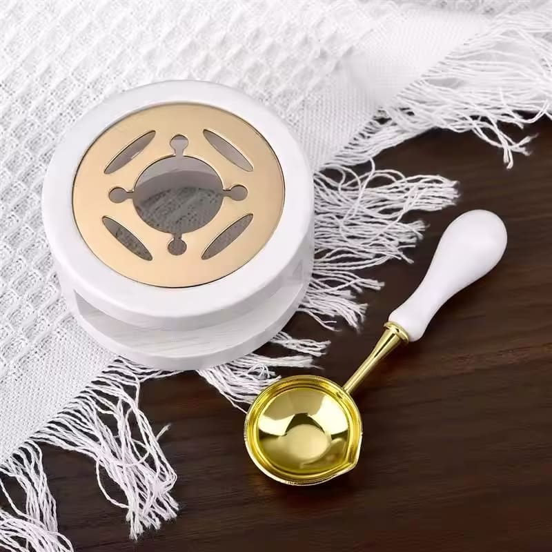 2-Piece Wax Bead Melter And Spoon Set