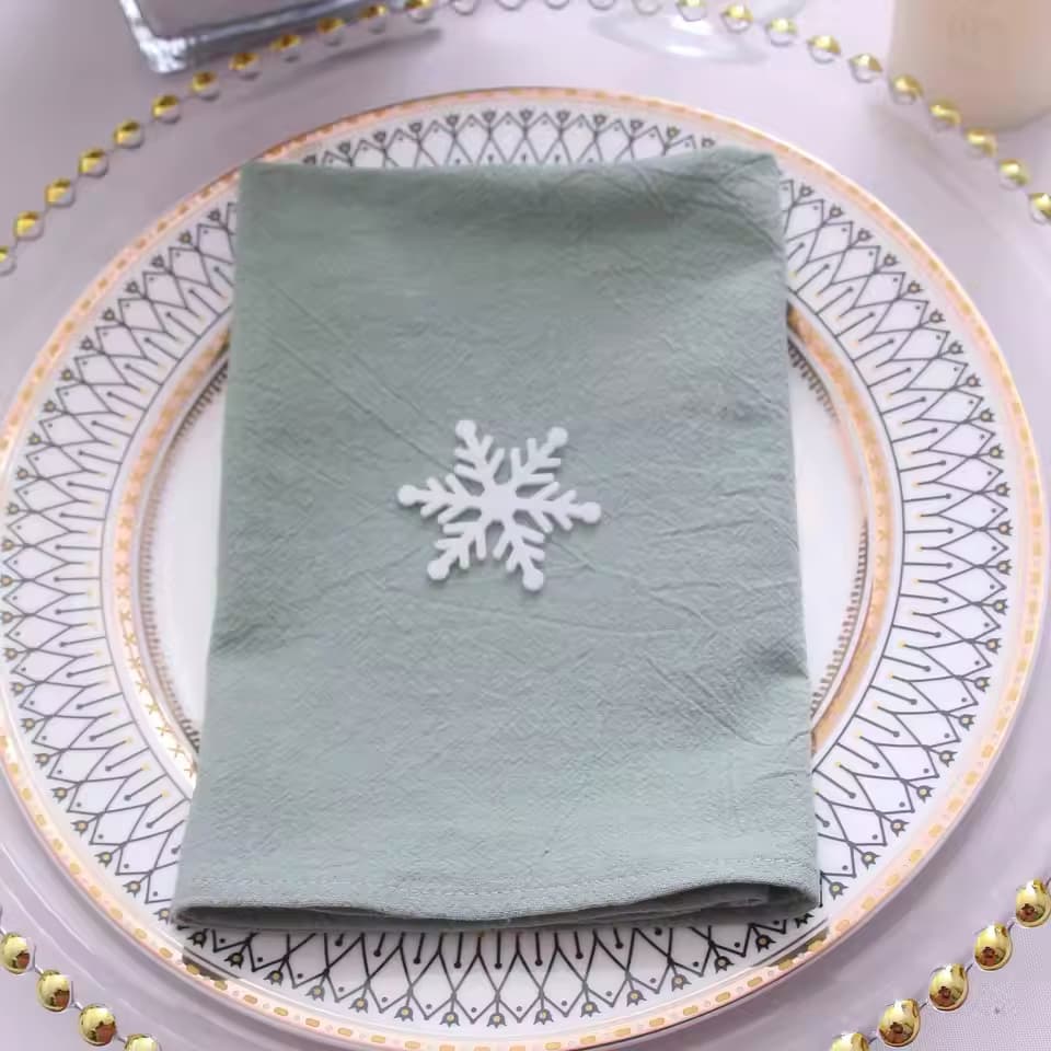 10 Pack Cotton LINEN Table Cloth Wedding Napkins