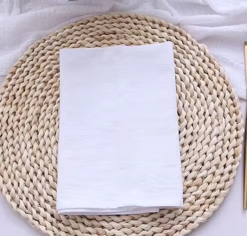 10 Pack Cotton LINEN Table Cloth Wedding Napkins